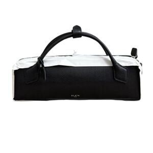 Alaïa  Teckel Leather Baguette Clutch Black New